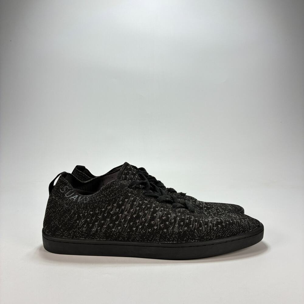 SUAVS The Zilker Black Slip On Casual Shoes Comfort Sneakers Men's Size 9